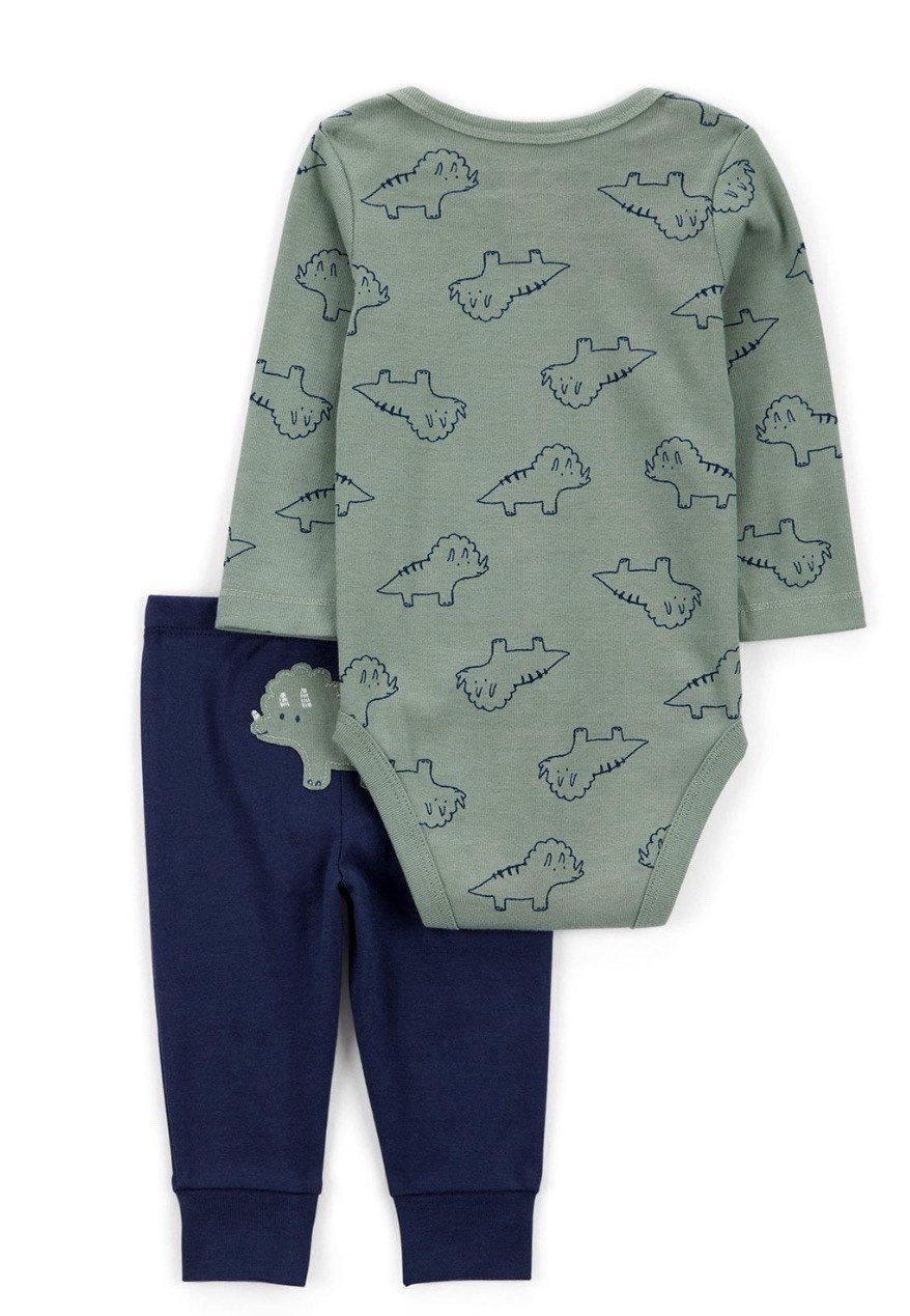 Carter’s 3 Piece Dinosaur Outfit Set. Size 9 Months Super Cute 🦖 Fast Shipping