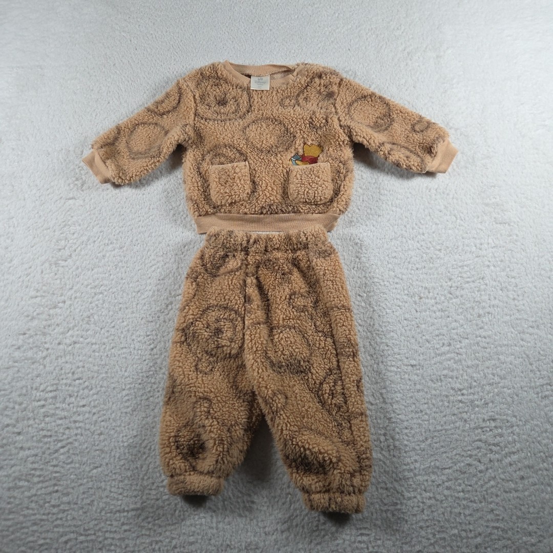 Disney Baby Winne The Pooh Sherpa Outfit 6-9 Months