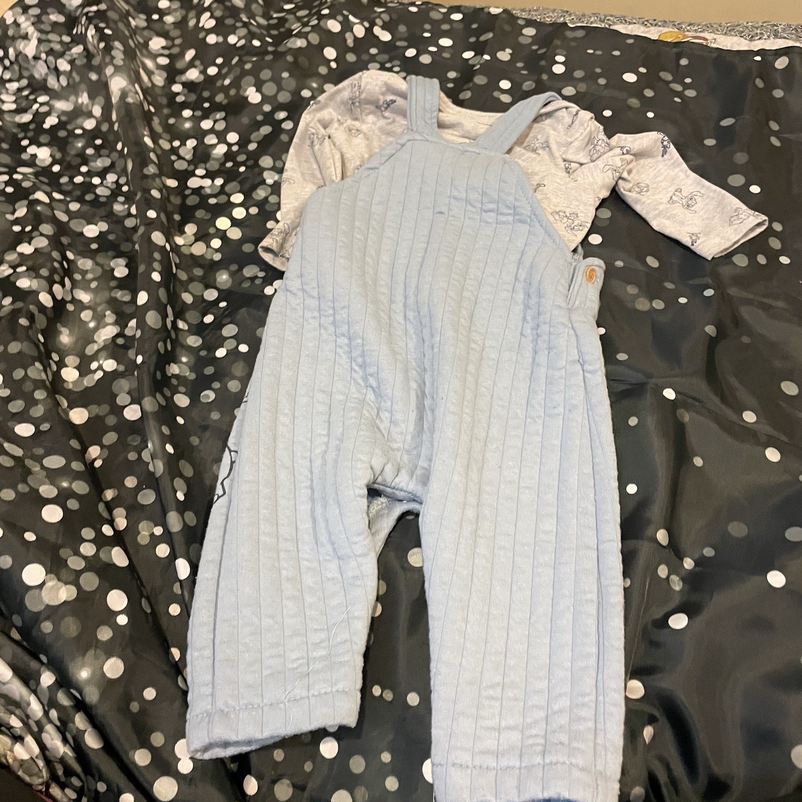 Disney Stitch (Lilo & Stitch) Toddler Overall Set Size 12 Mo