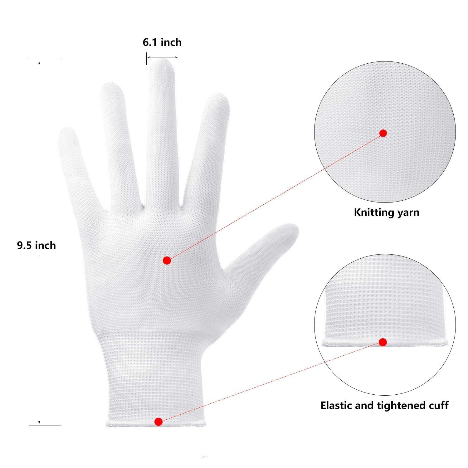 VICSPORT Cool Toys LED Gloves 12 Color Changeable Lights Large, 12