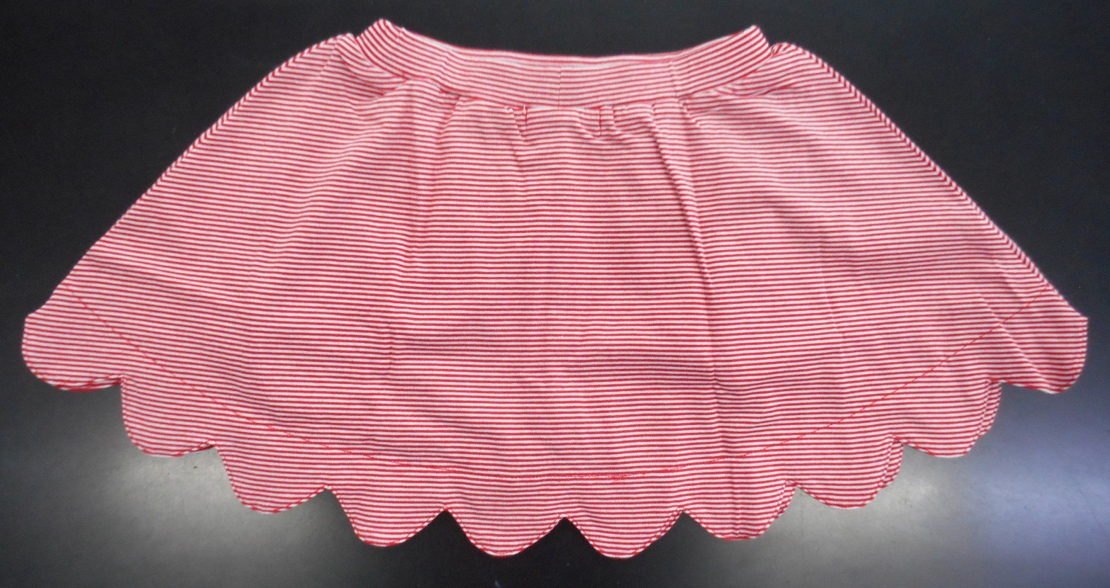 Toddler/Girls Ishtex Pastel Green, Red & White Cozy Crab Skorts 2PC Set Sz 2 – 5