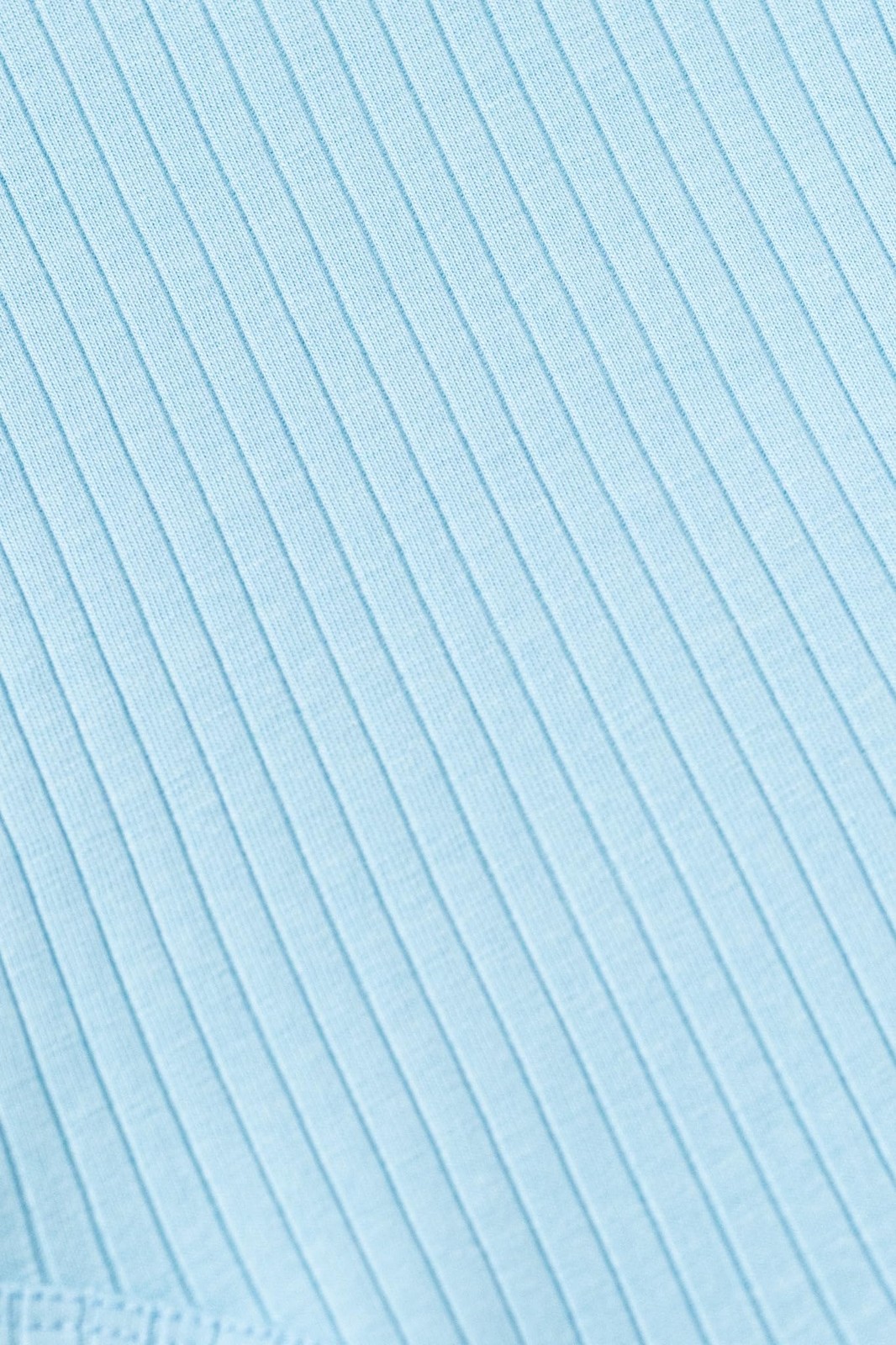MONICA + ANDY Ribbed Peplum Tank + Short Set, Size 0-3 Months, Light Blue