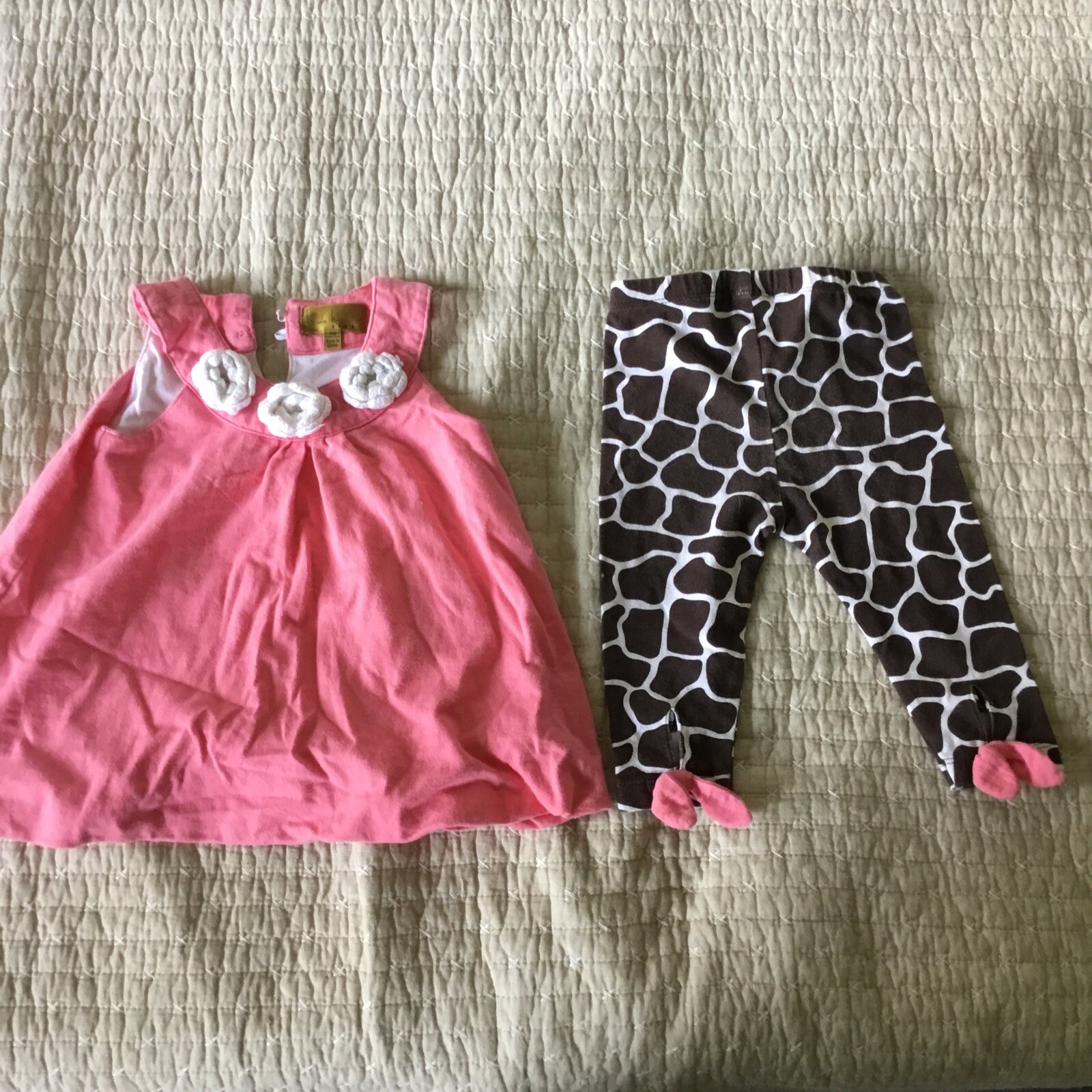 12 Month Nicole Miller Kids Girl’s 2-Piece Dressy Outfit EUC