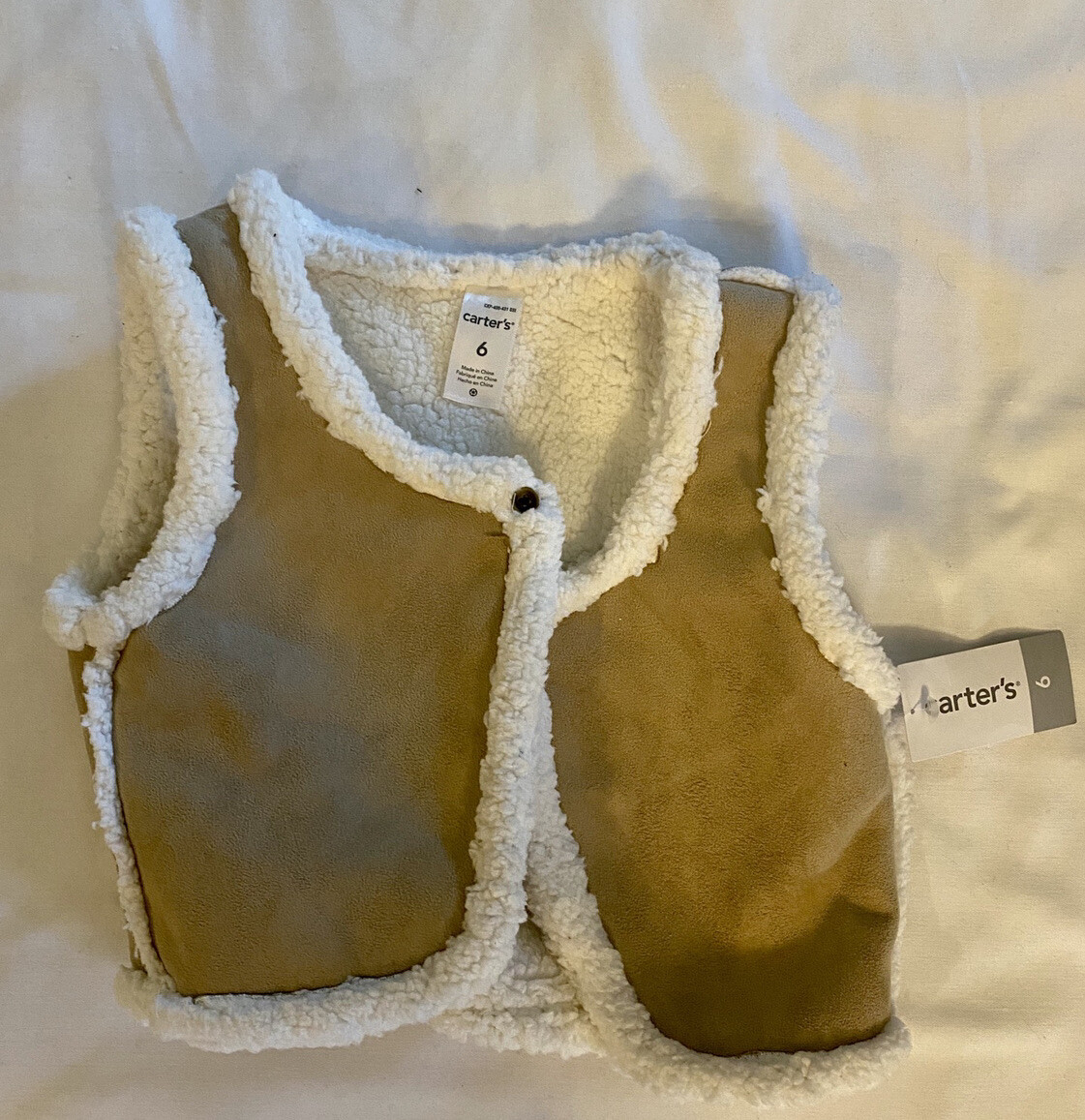 Carter’s Girl Vest Size 6 New With Tags