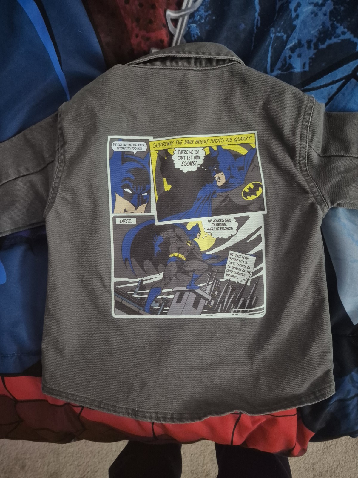 Batman, Old Navy Boys 6-Piece Outfit Set Shirt Hoodie Pants Jeans 2T-3T