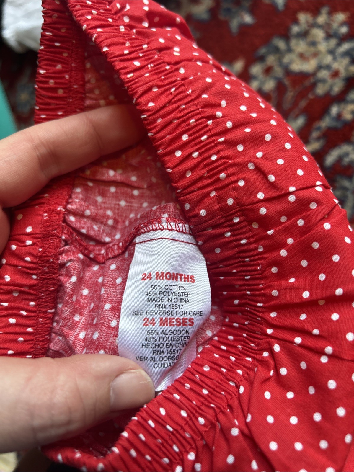 Vintage Babyfair 24 months Baby Girl Strawberry 2pc Top Bloomers Outfit
