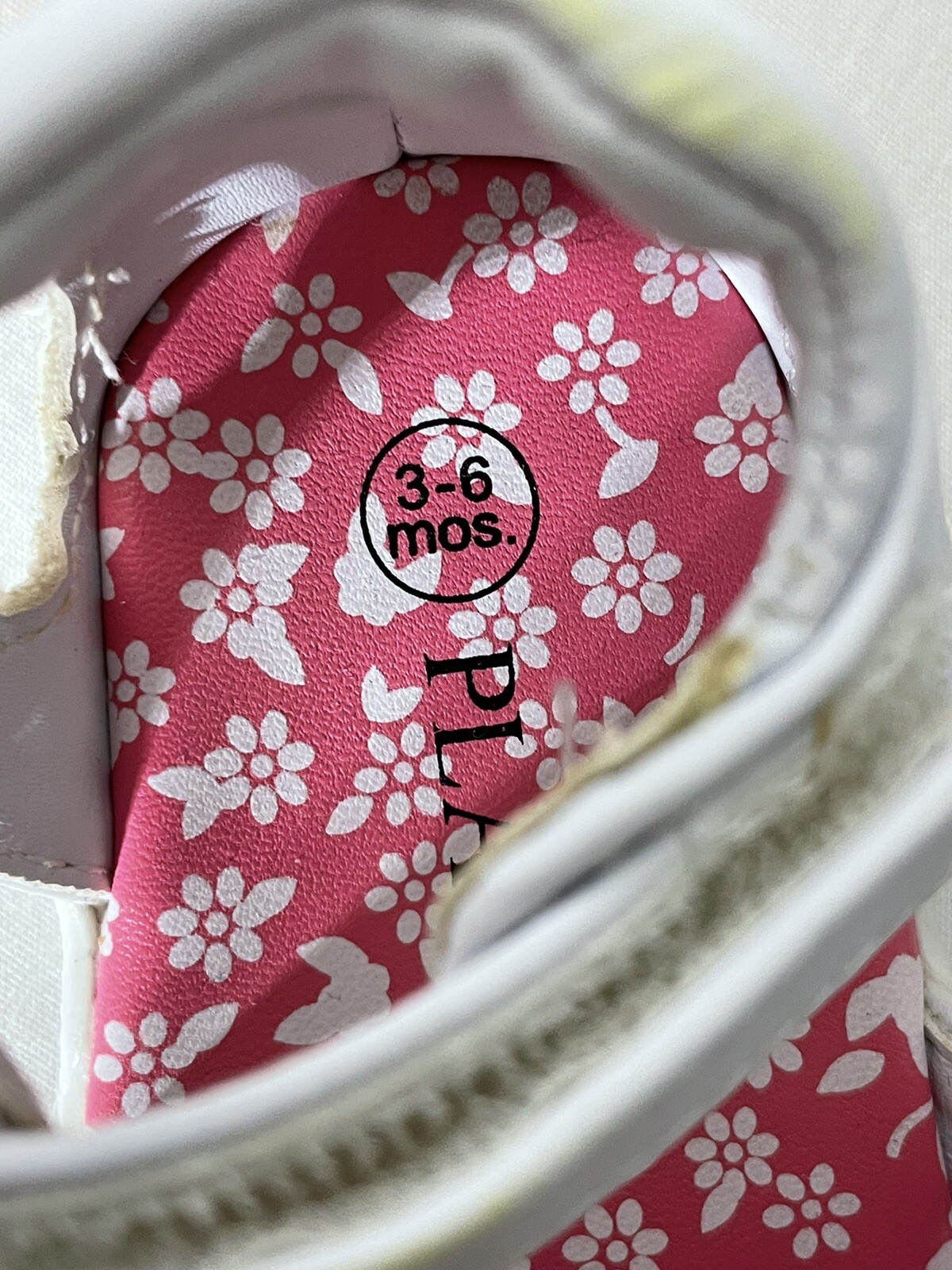 (3) piece baby infant 3 Months girl outfit including shoes pink/white/green