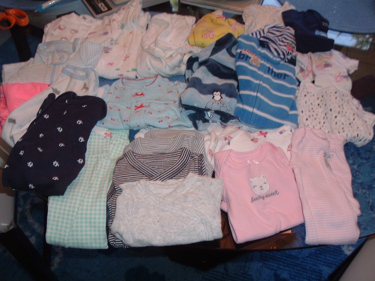 Baby clothes Preemie size various makers 25 pieces all excellent condition