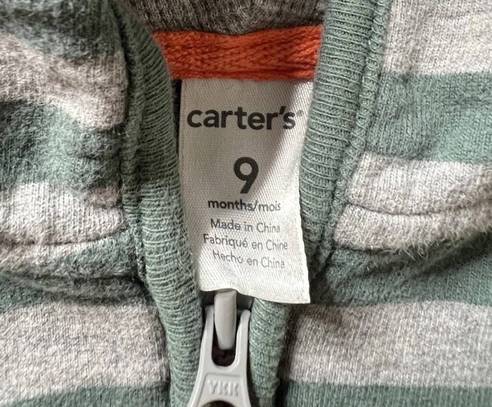 H&M Carters Bundle Lot of 5 Boy Neutral Tops 9 months Basics Winter Fall Spring