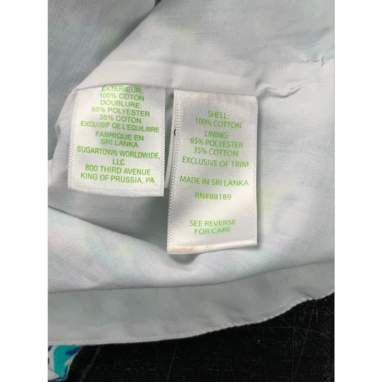 Lilly Pulitzer Baby Girls Dress Bloomer Set 3-6 Months Blue Green Floral Preppy