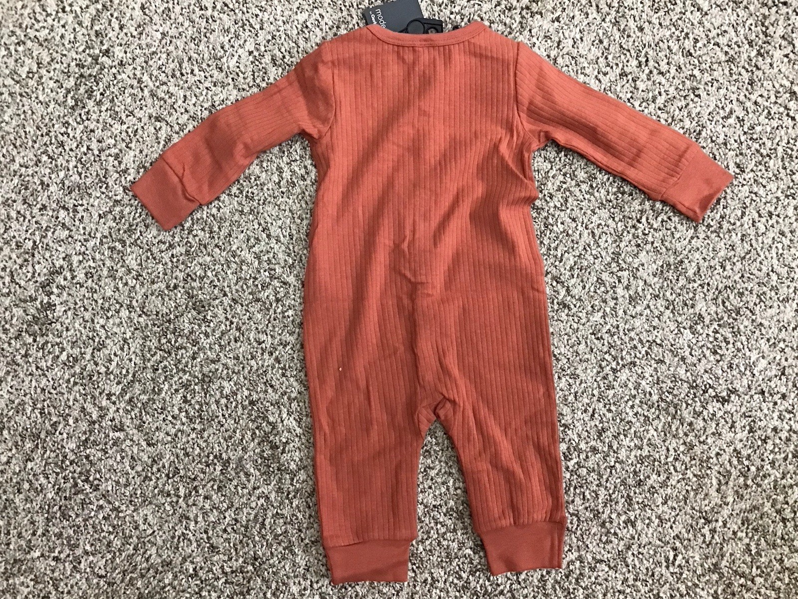NEW INFANT Baby 3-6 Month MODERN MOMENTS BY GERBER Onsie COVERALL Terracotta(GM3