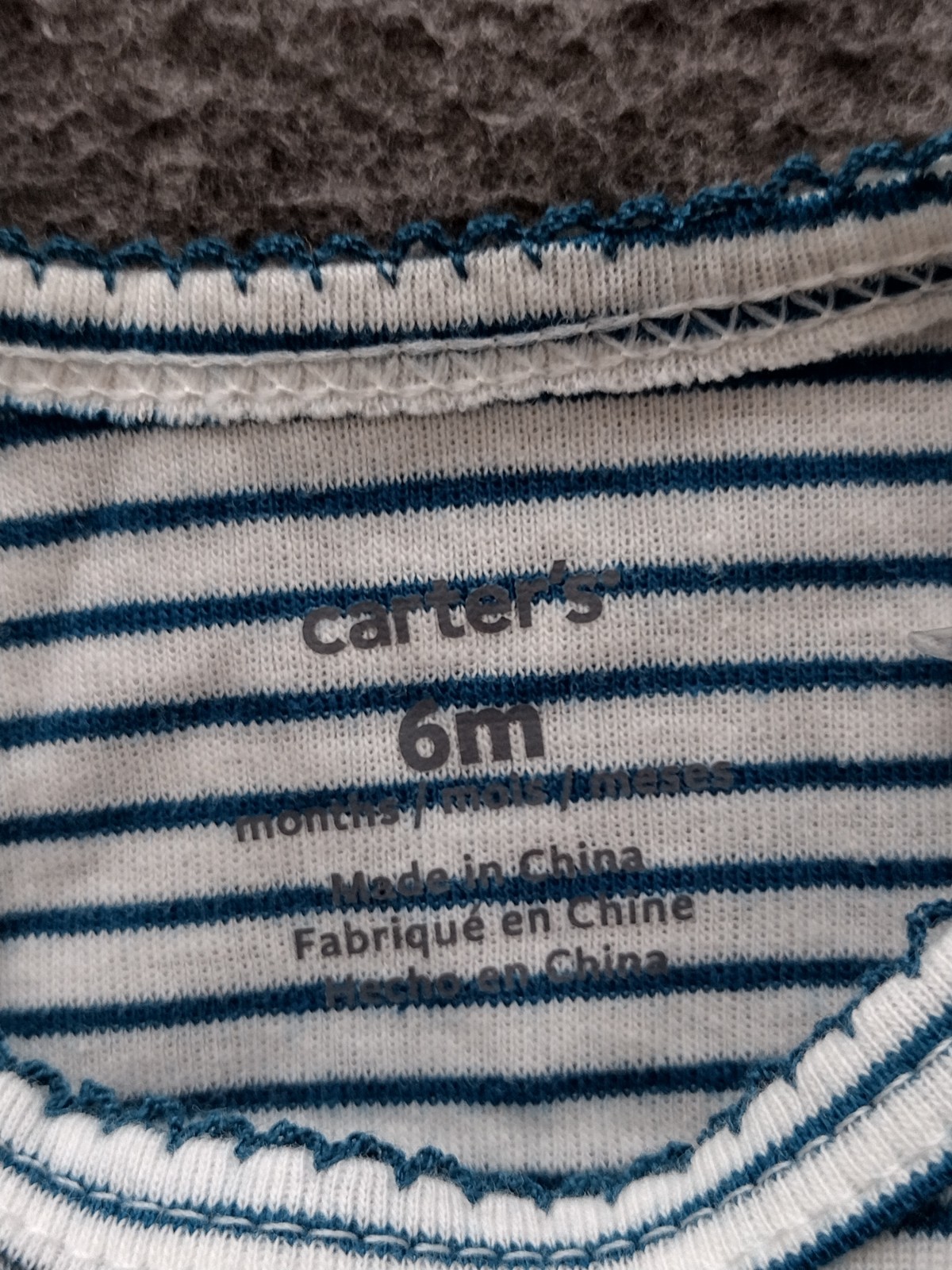 Assorted Brand Carter’s 3-Pack Toddler Top + Leggings + One Piece Bodysuit 6m