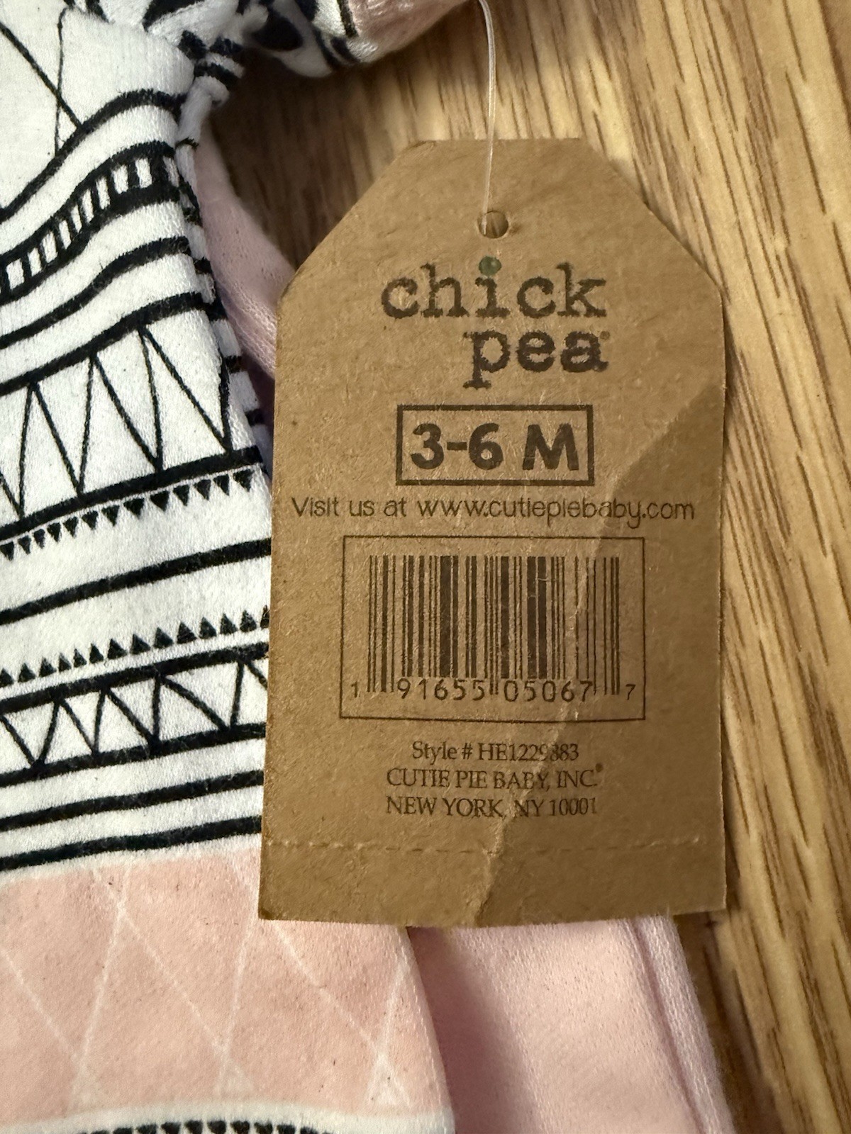 New Chickpea Baby / Infant 3 Piece Outfit Girls 3/6 Months