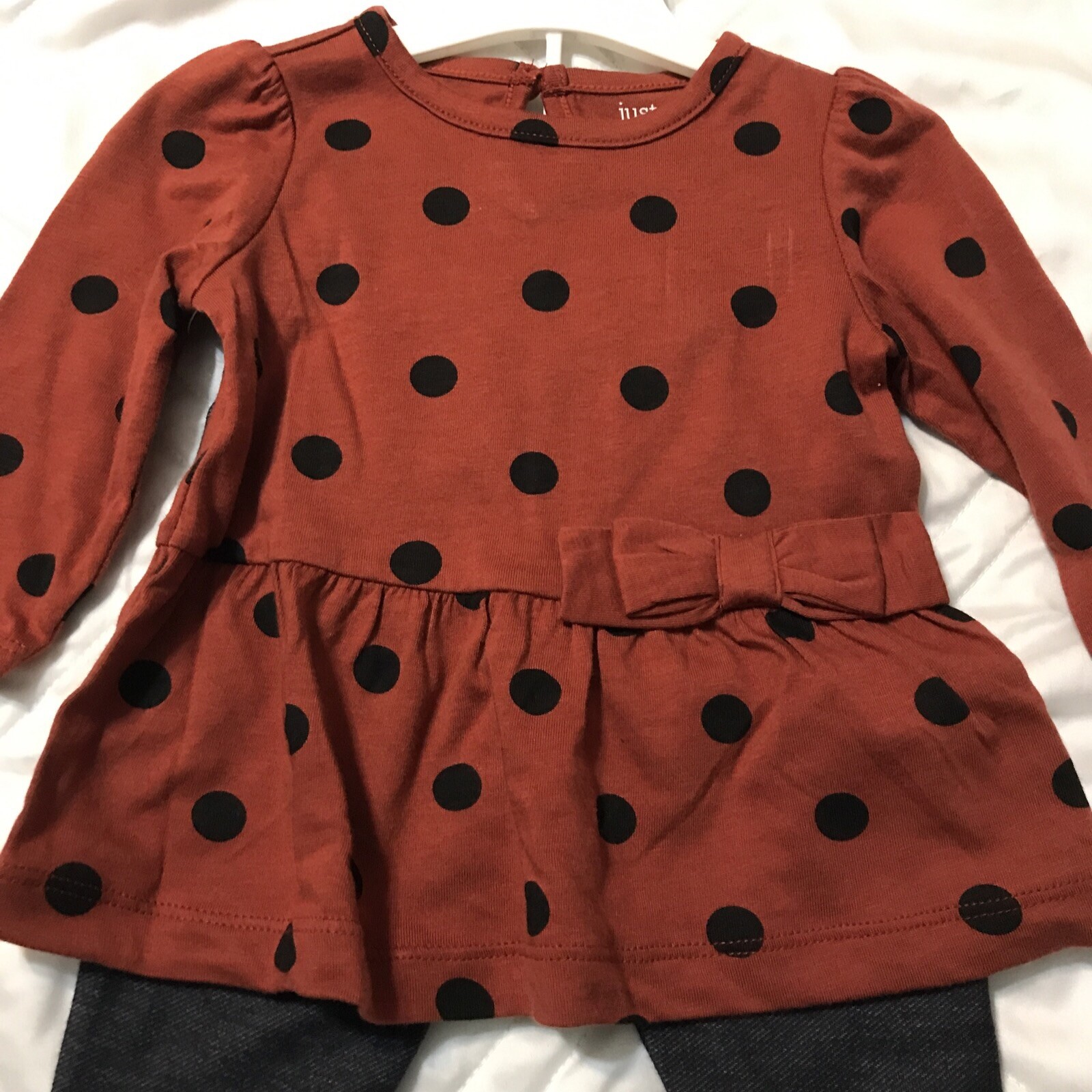 NWT! Carters Just One You baby girl 2 pc set 3M Cotton/Poly Long sleeve Adorabl