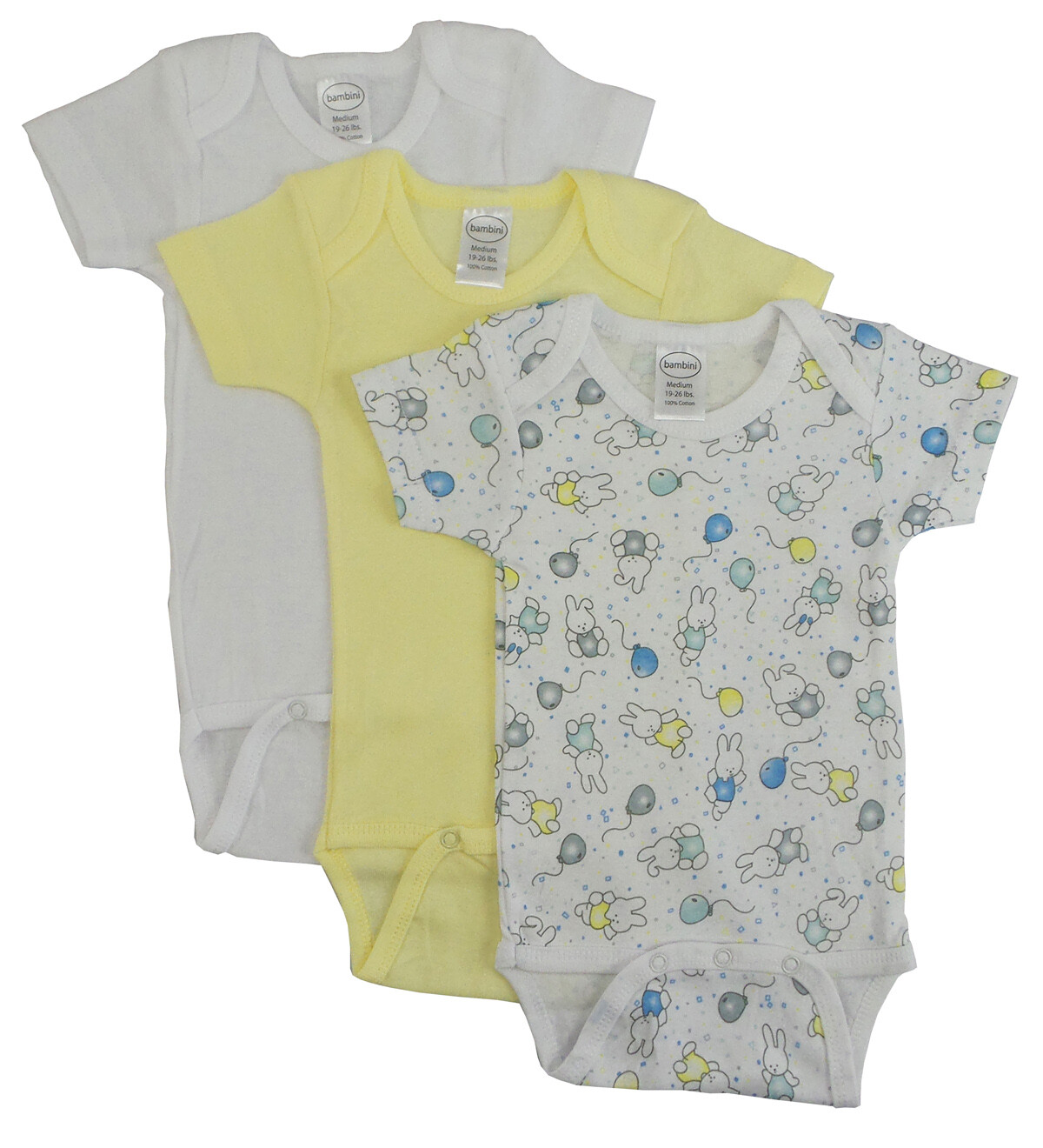 Bambini Girls’ Printed Short Sleeve Variety Pack