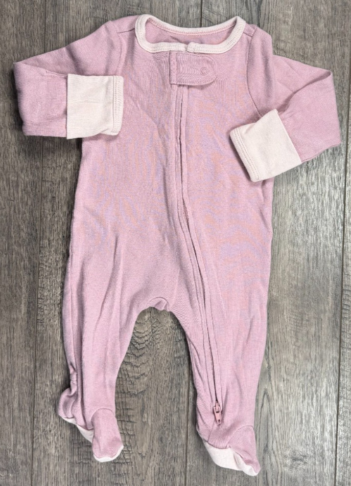 Baby Girl Clothes Cloud Island Newborn Mauve Footed Outfit
