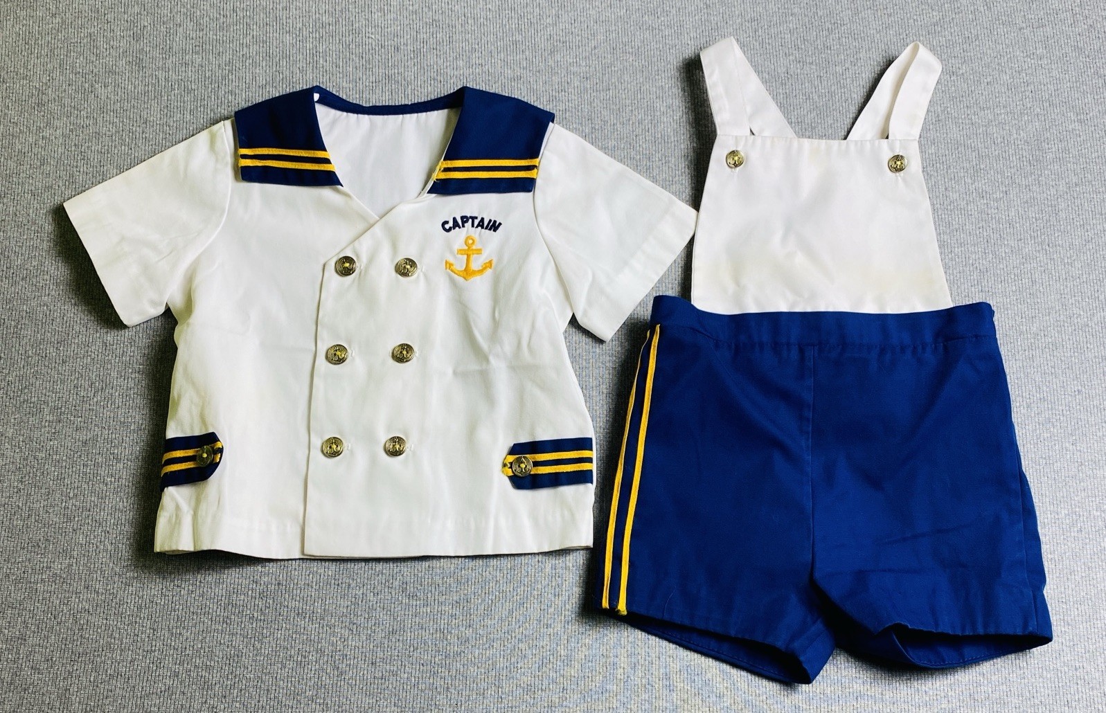 Vintage Petit Jouet Baby Sailor Outfit 18-24month