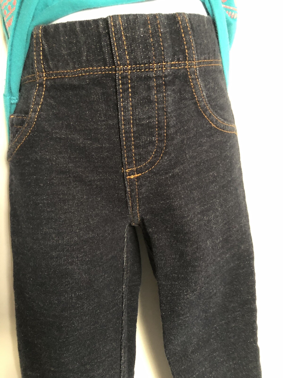 Epic Threads and Carter’s infant Girl set Shirt and Jean Pants Size 2-T