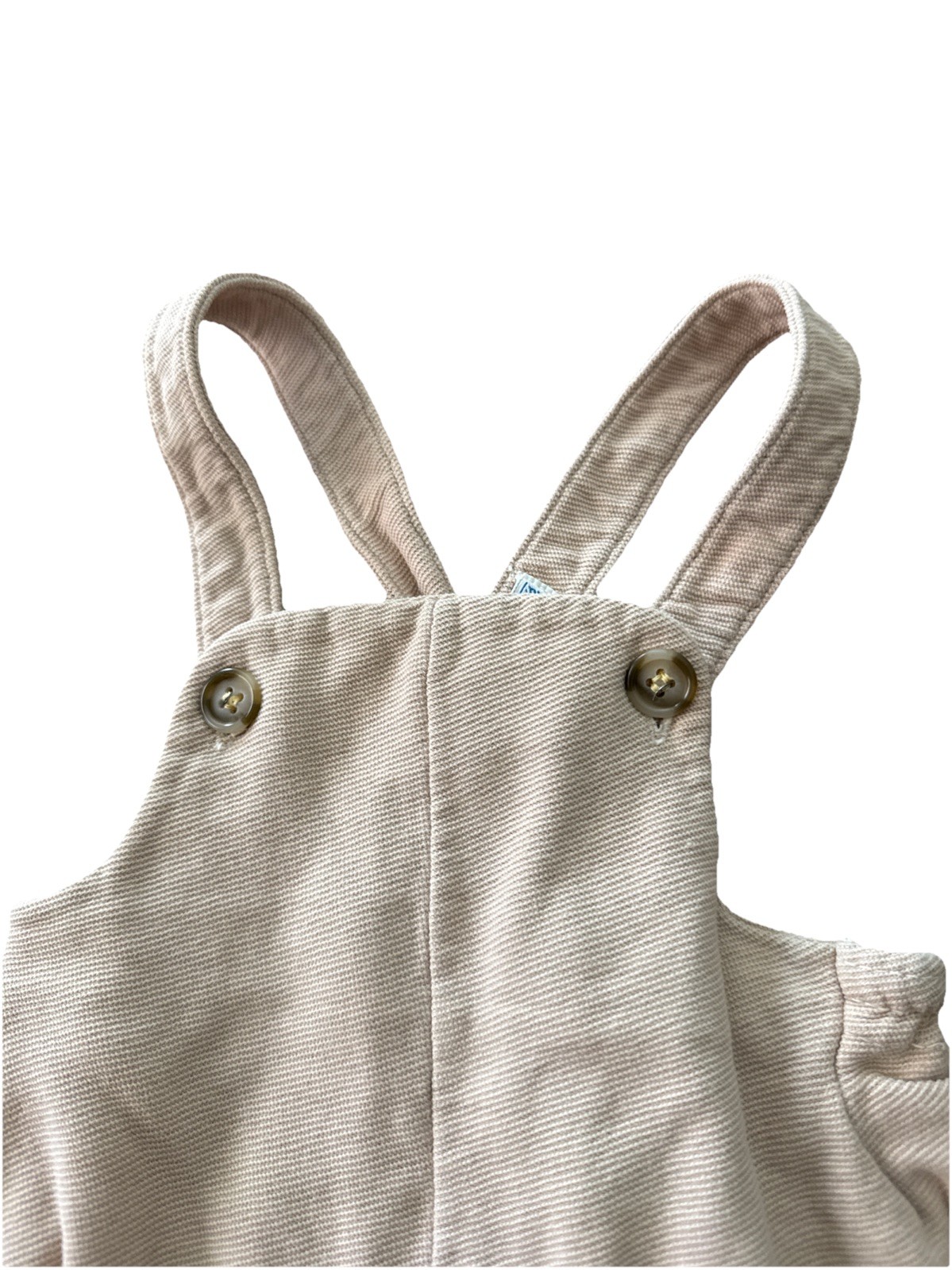 Vintage Carters Baby Overalls Tan Size Large 19-23 Pounds Neutral Baby Clothes