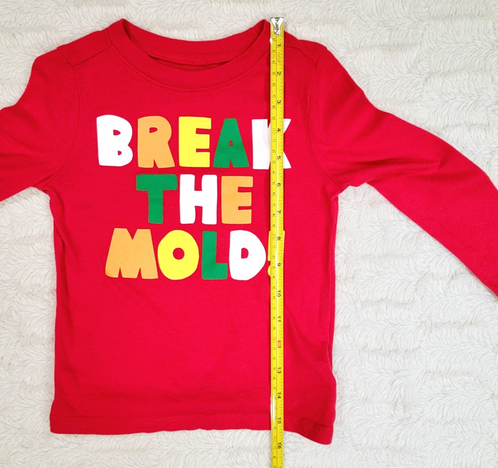 Mixed Brand Outfit Boy 2T LS Red Graphic Tee & Pull-on Navy Cuffed Corduroys