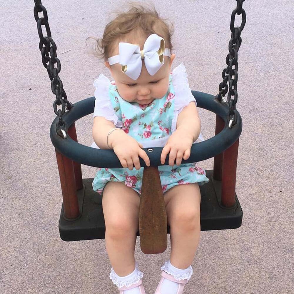 Newborn Baby Girl Ruffle Sleeveless Lace Vest Tops Outfit Set Summer Clothes