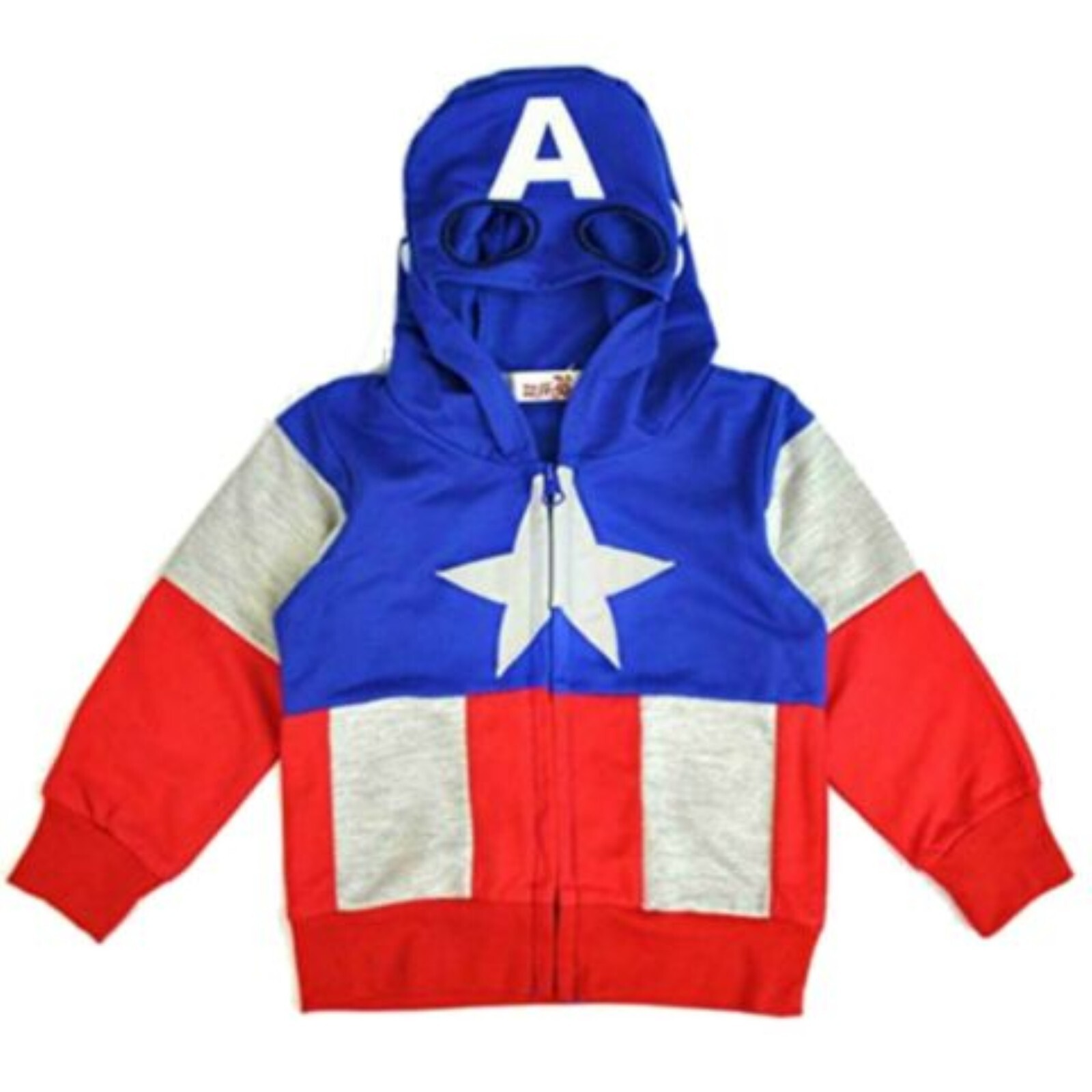 CAPTAIN AMERICA Kids Spiderman Track Suit SUPERHERO (Ships from United States)