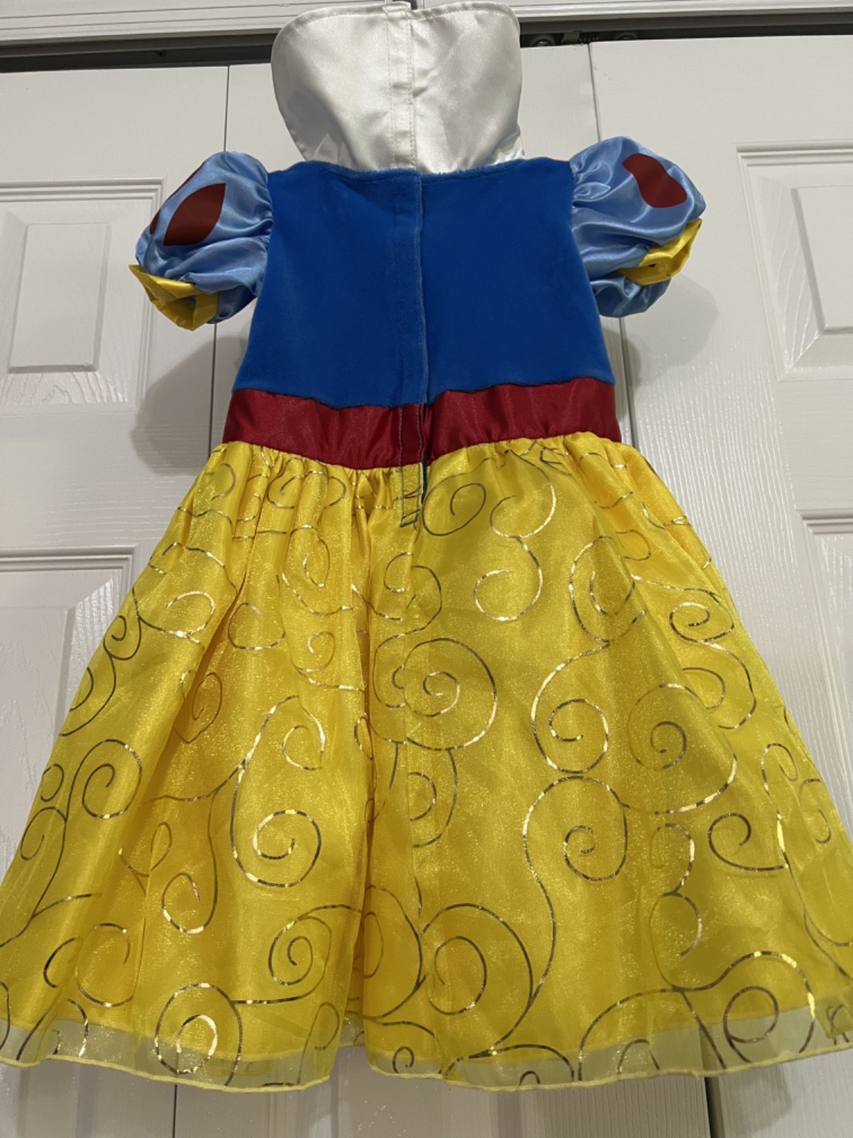 Disney Baby Princess Snow White Costume Dress Sparkle Yellow Skirt Infant 6 mo