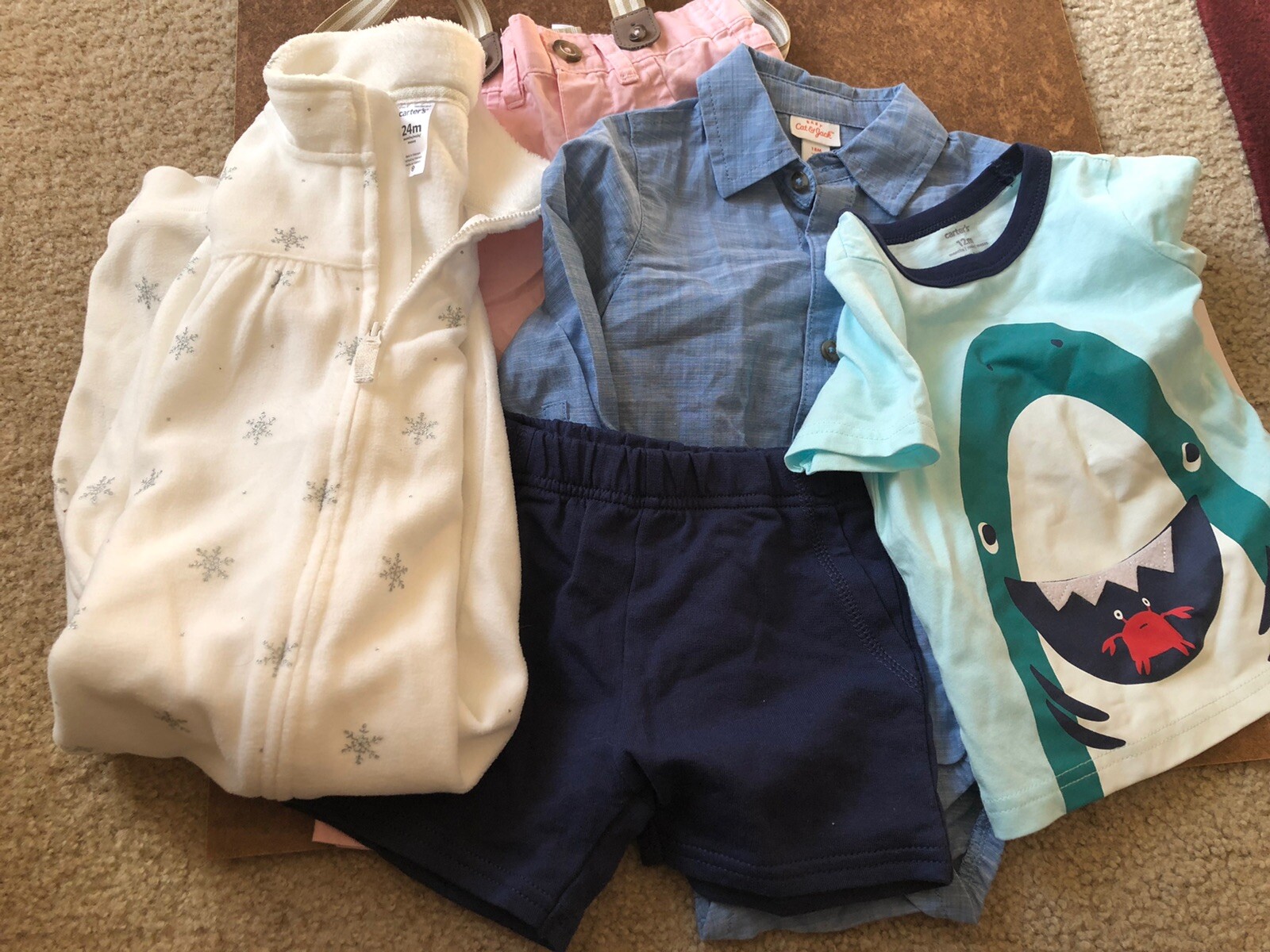 New Baby Boy Girl Unisex 12-24 M bundle, Mixed Brands
