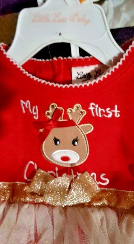 Baby Essentials/Little Lass Baby Christmas Outfits Sets 3m 3-6m, 6m 9m, 12m, 24m