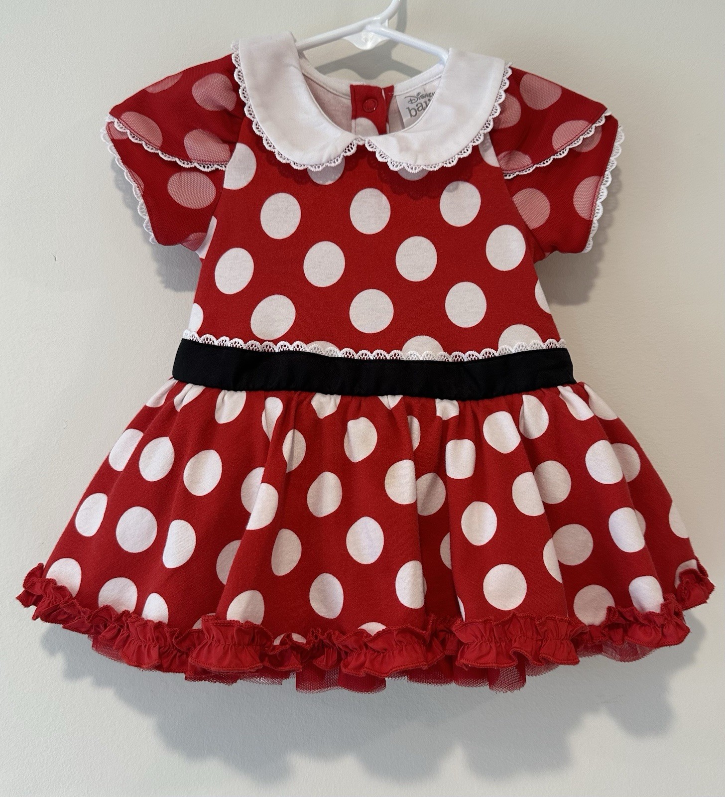 Disney Baby Minnie Mouse/ 18-24mth Dress Red Black