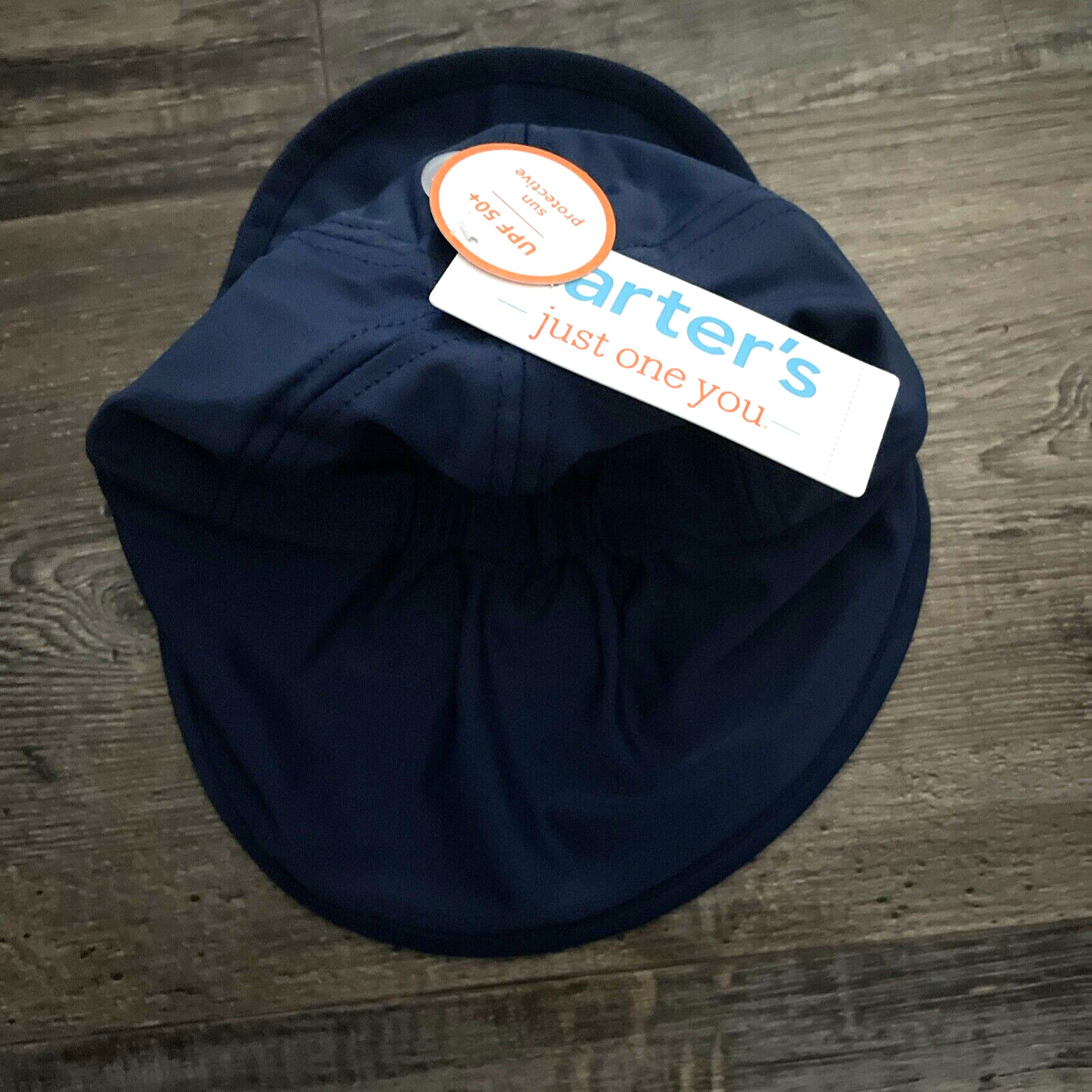Just One You Carter’s Baby Navy Blue Swim Hat Sun Protection 50+ Cap – 6-12M