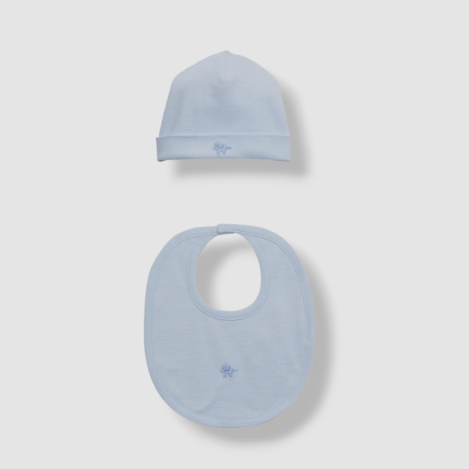 $46 Kissy Kissy Babys Boy’s Striped Jungle Jury Hat & Bib Set Size NewBorn