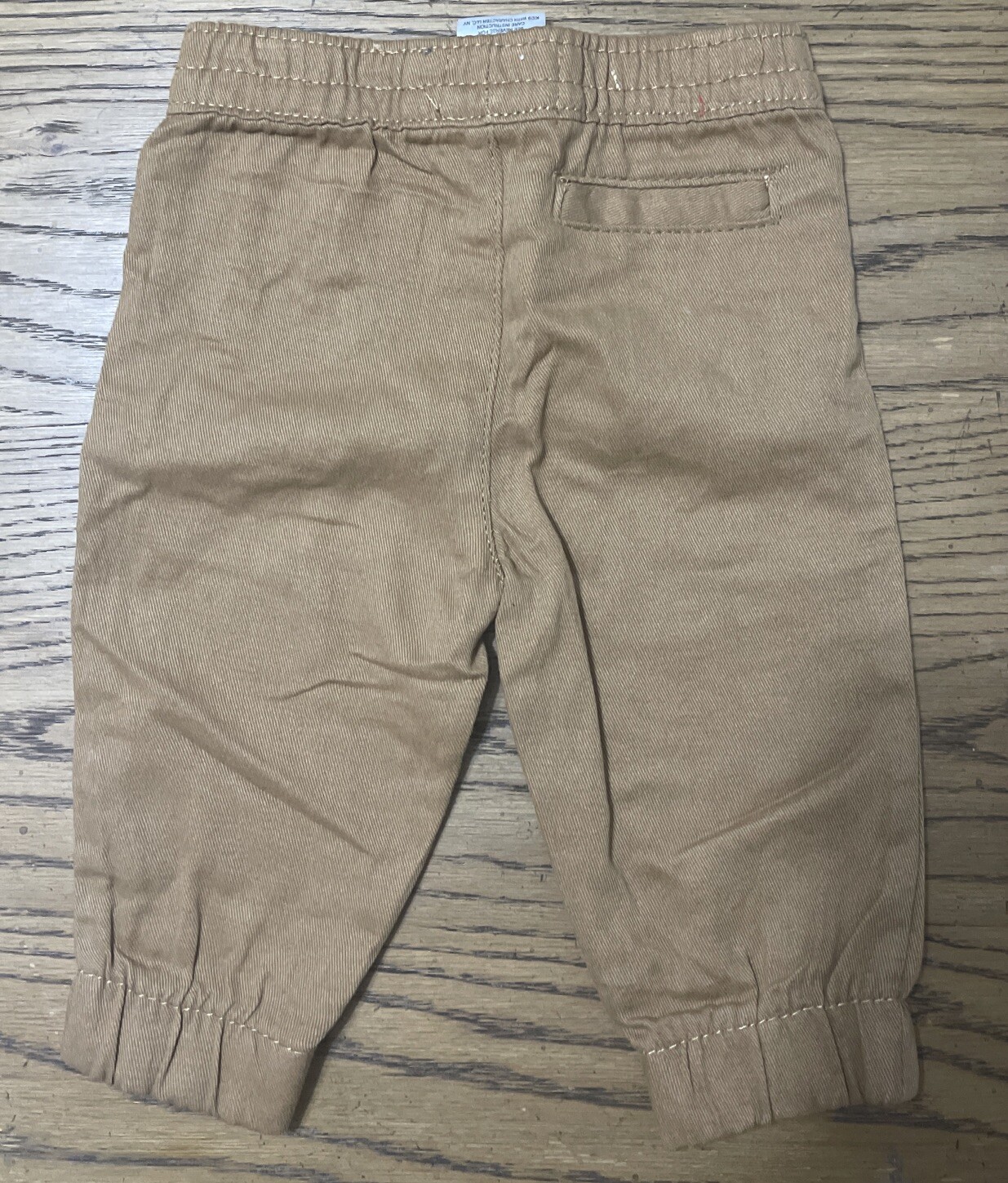 Buttons and Thread White and Tan Christmas two piece outfit baby boy 6-9 months