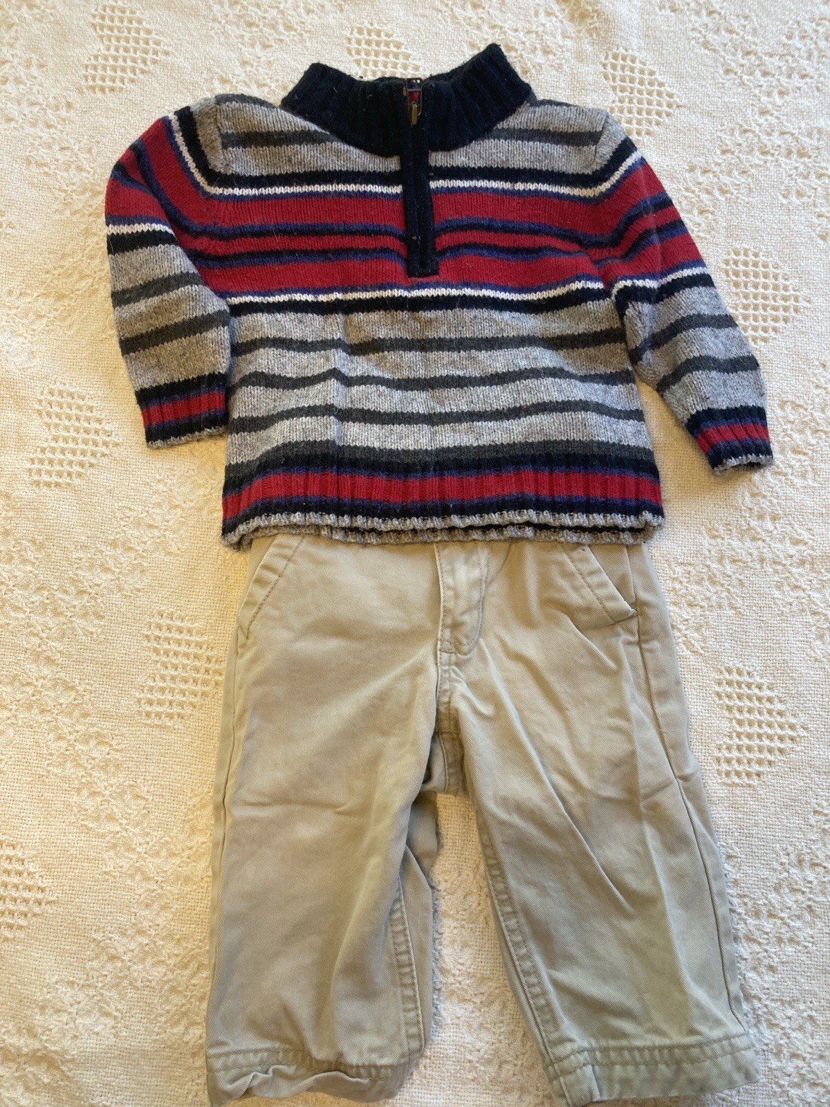 Lot 14-piece Baby Boy Clothing Clothes Size 6-12m Month Fall Winter Mixed Brands