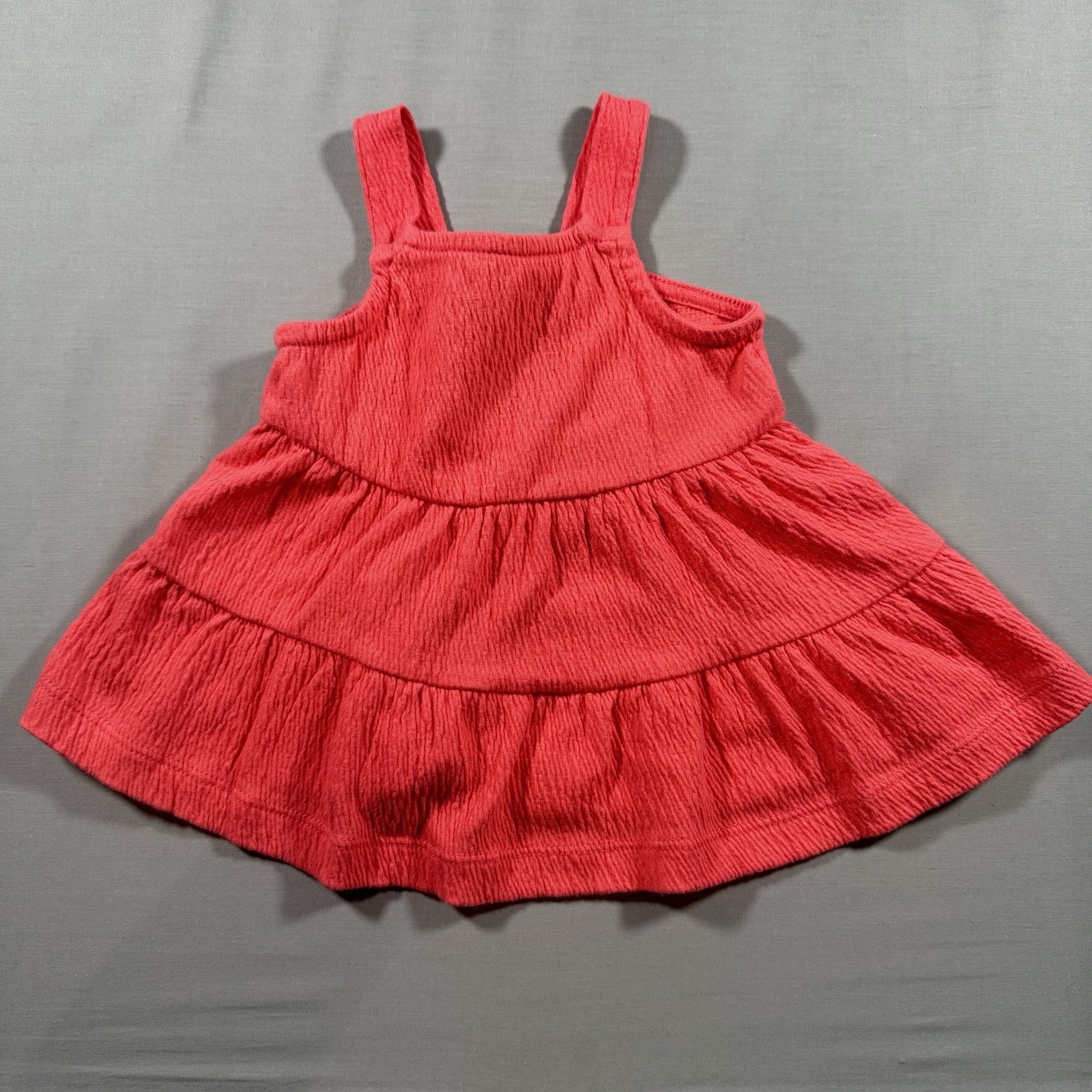 Carters Babygirl Coral Orange Flare Sundress Size 3m