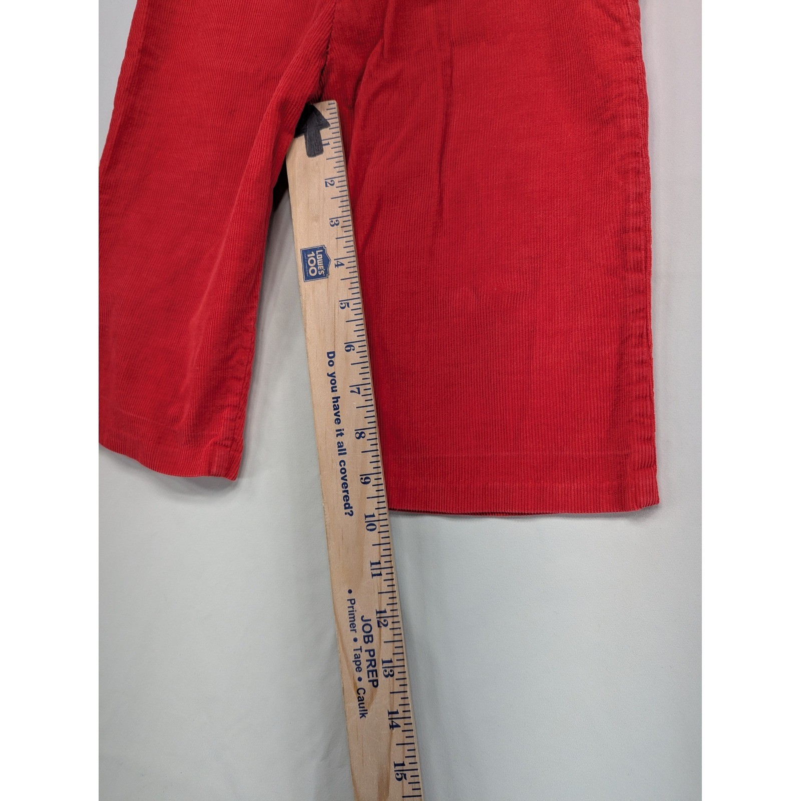 Vintage Red Corduroy Tunic and Pants Set 12 Months Holiday Retro Classic