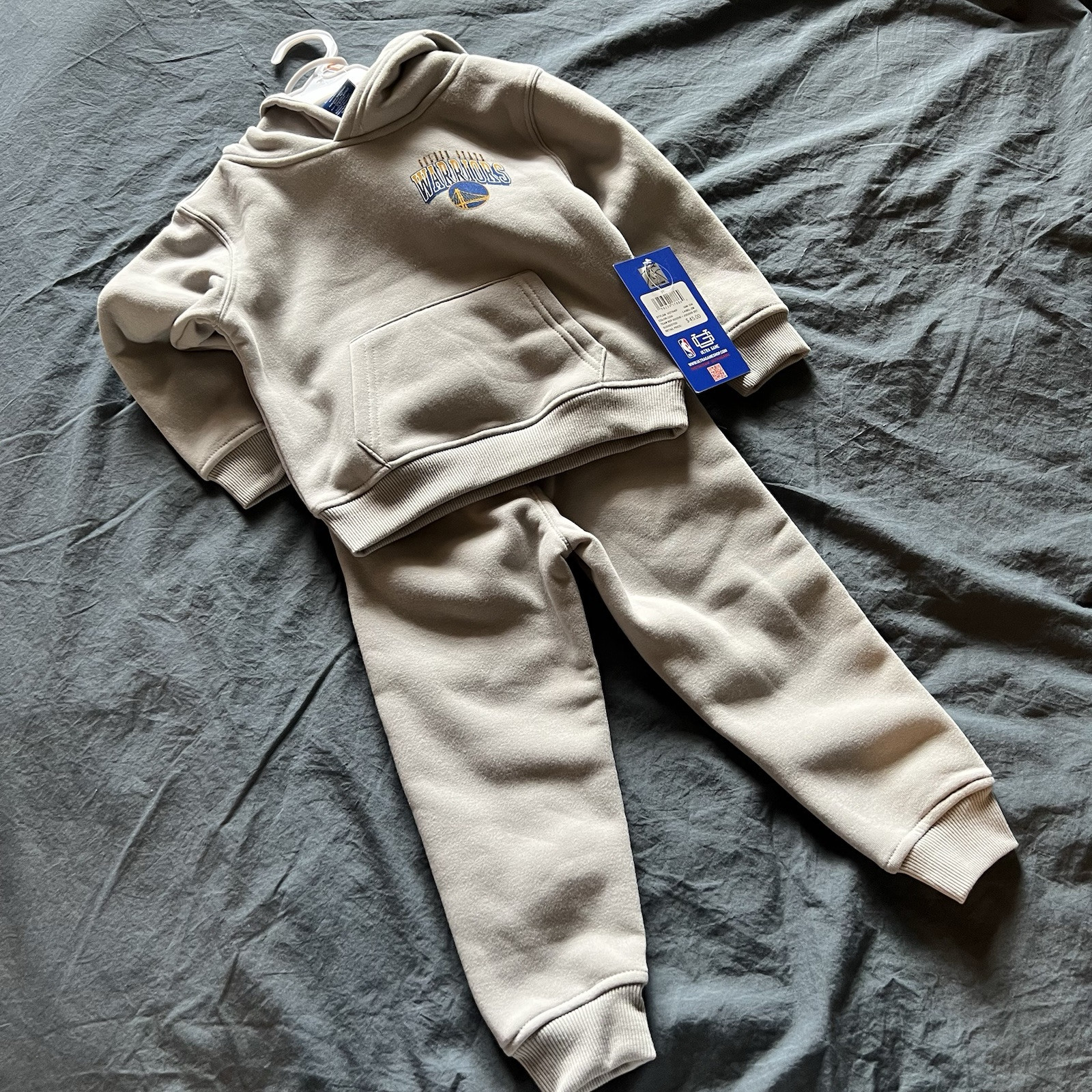 Golden state warriors Hoodie and jogger set 2T