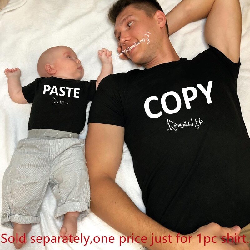 Family Matching Clothes Funny Cotton Family Look Shirt Father’s Day Gift