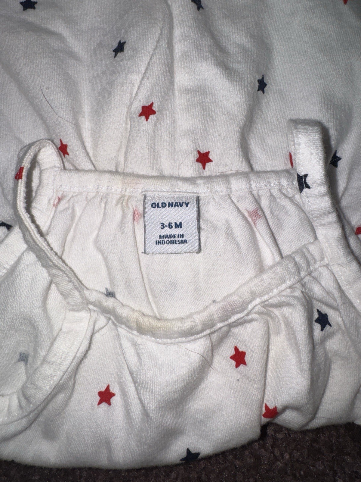 2 Pc Lot Patriotic Infants Baby Girls 3-6 Mo Outfits
