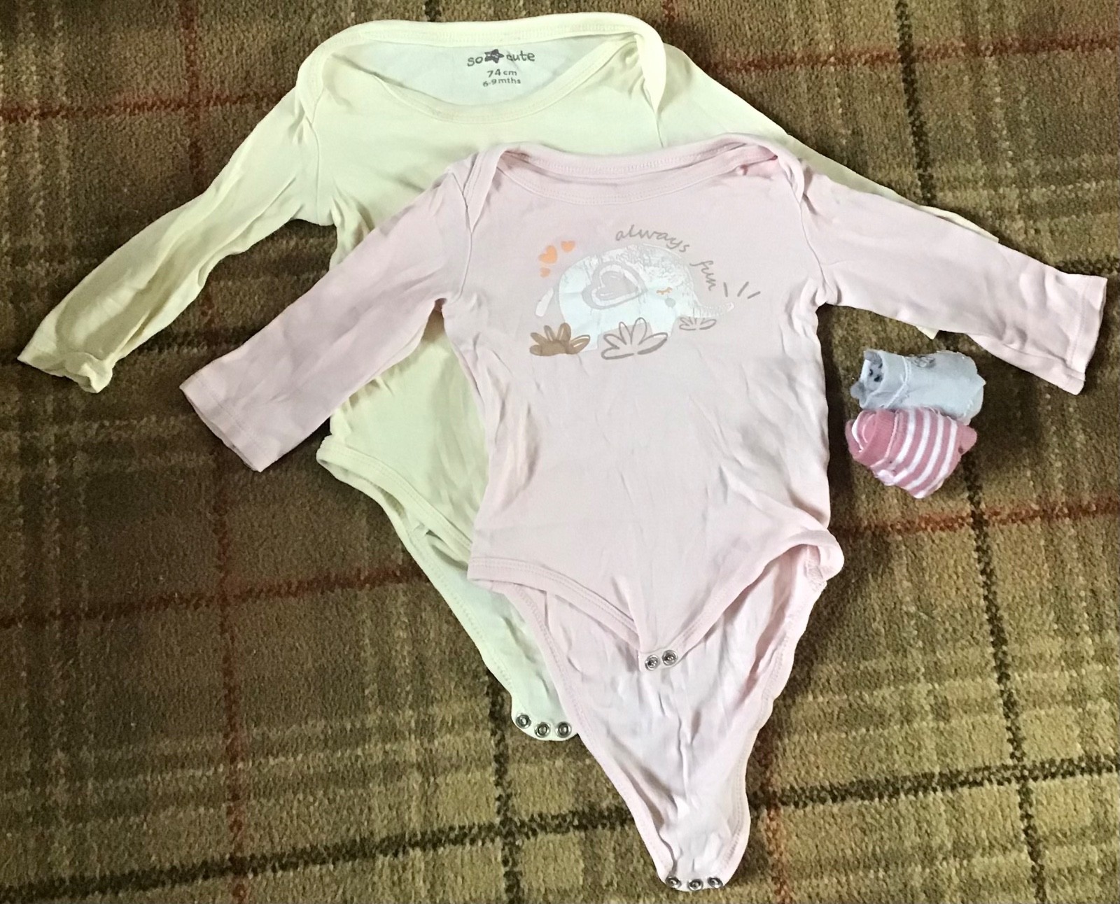 baby girl clothes bundle 6-9 months: vests, socks, dresses, trousers, tops, hats