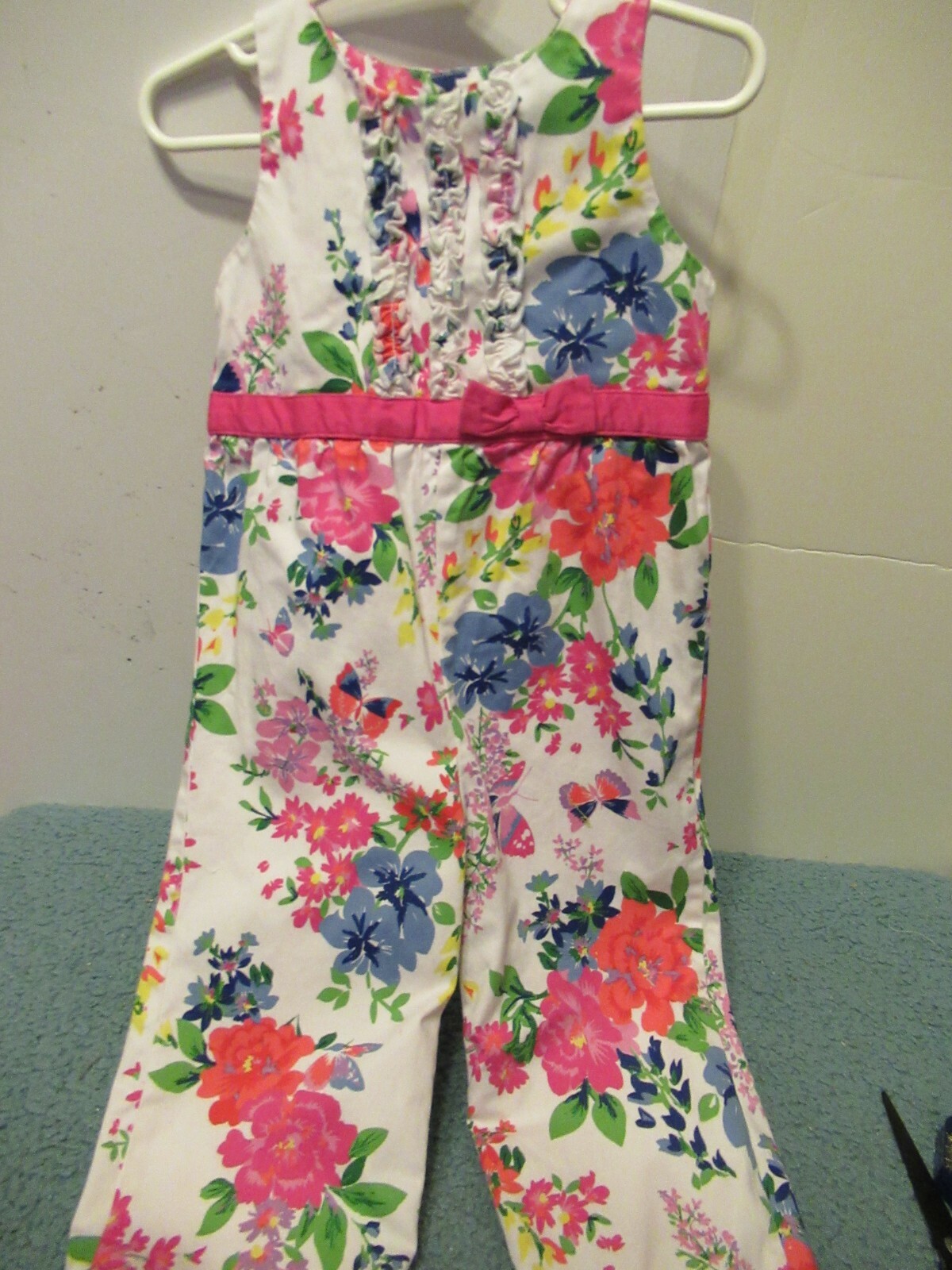 (P1) Girls Multicolored Floral Jumper Size 24 Months