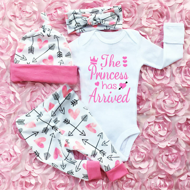 Newborn Baby Girls Solid Short Sleeve Tops Outfits Skirt Cute Summer Clothes