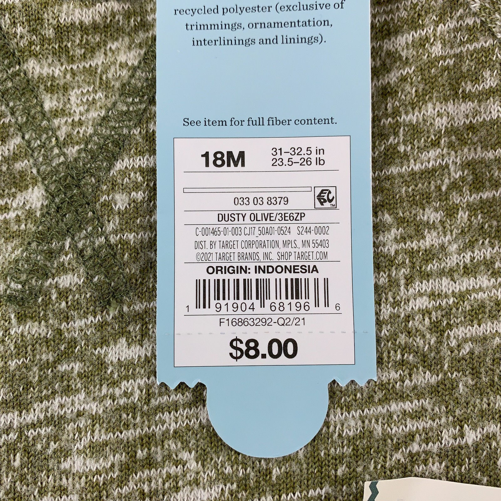 Toddler Boy Size 18 Months Cat & Jack Green Shirt& Children’s Place Jeans NWT