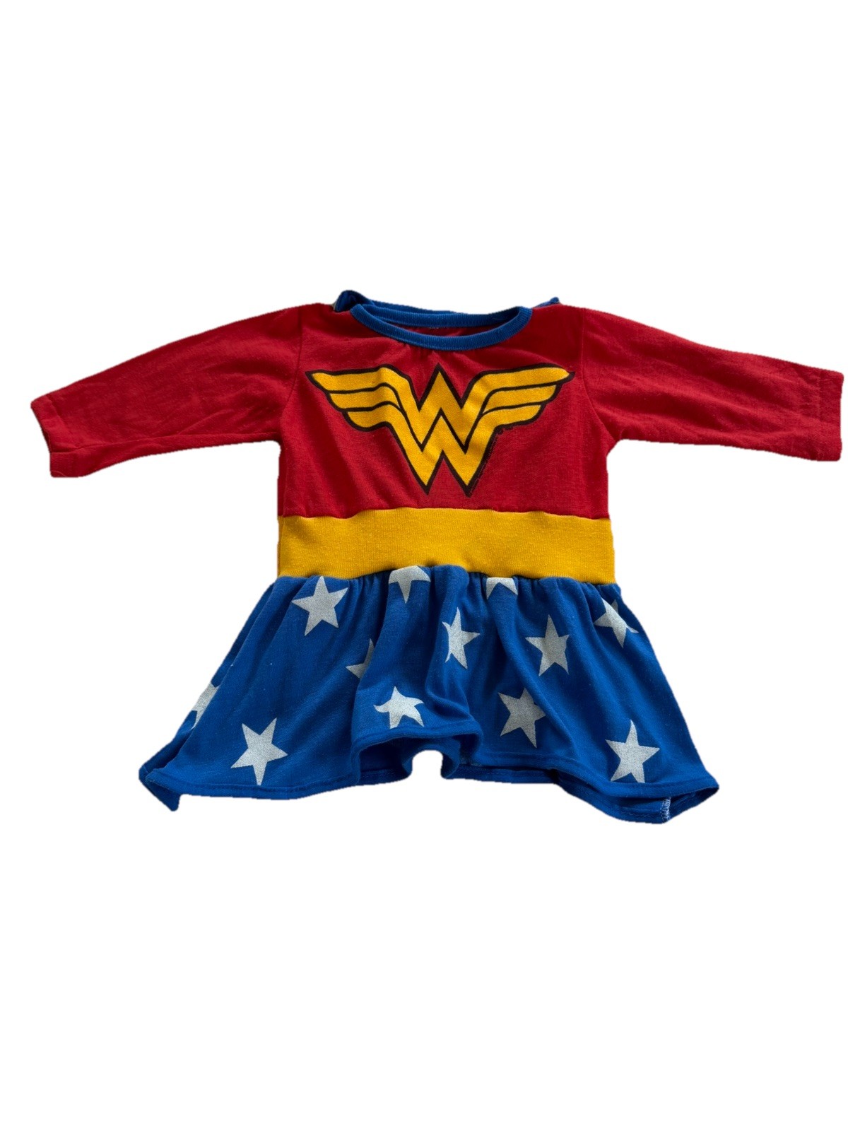 DC Comics 80s Vintage Infant Wonder Woman Pajama Costume Cape