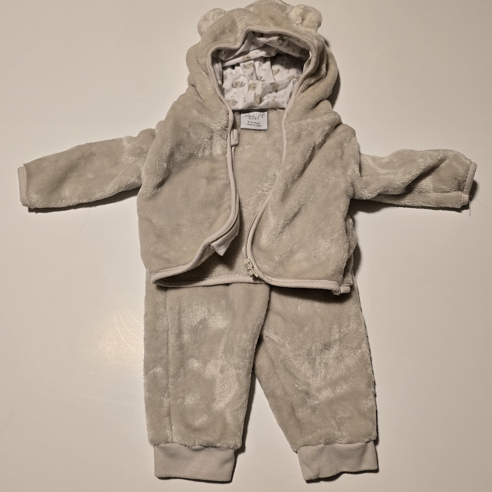 Rene Rofe Baby Hooded Sweatshirt And Sweatpants Set