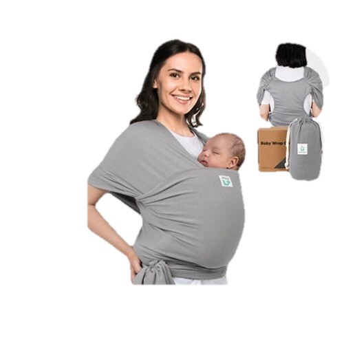 Baby Wrap Carrier with loops And Buckle