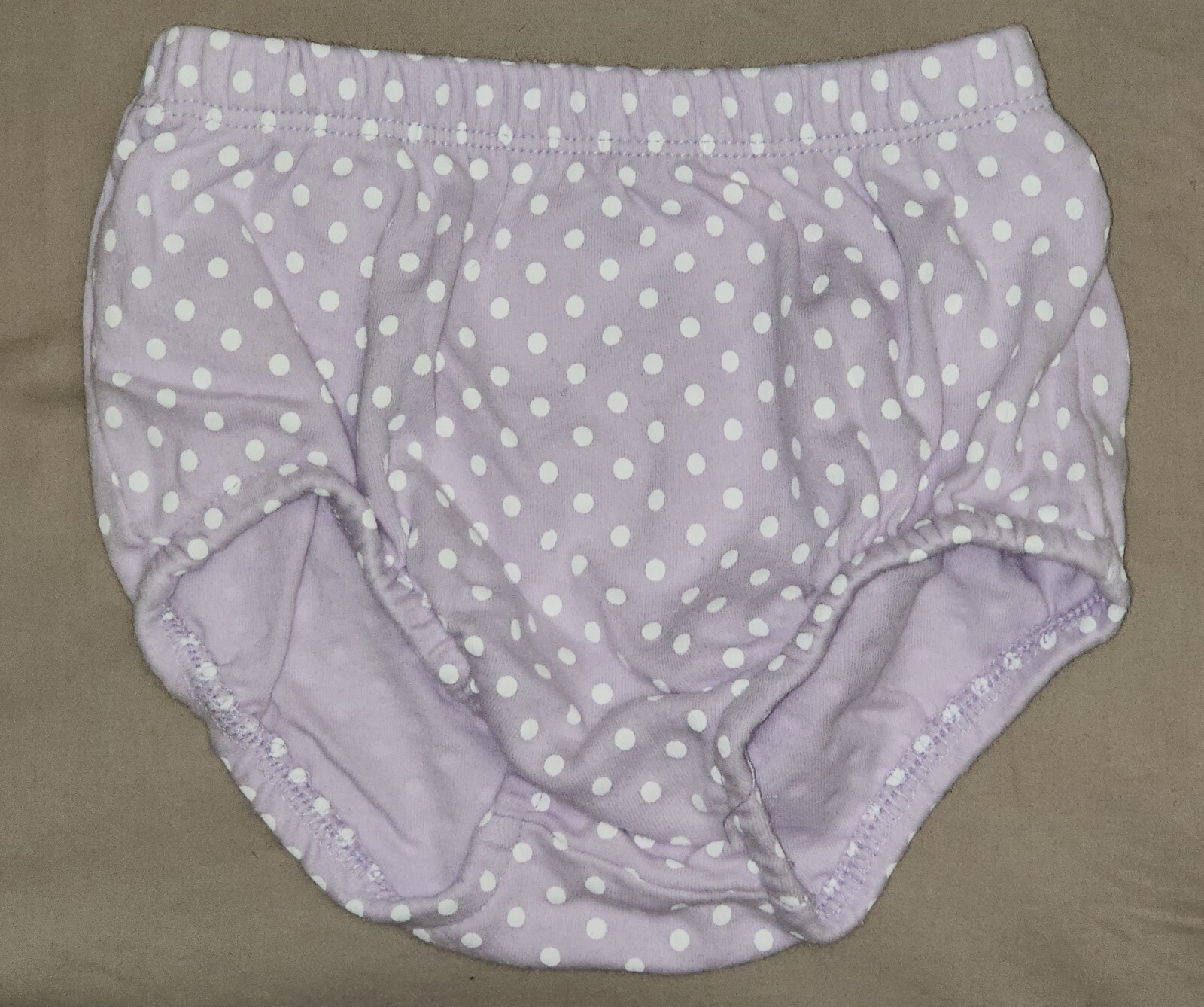 Baby Girl Clothes Carter’s 18 Month Purple Polka Dot Flower 2Pc Dress W/Bloomers
