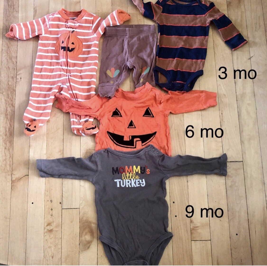 (5) Carter’s Halloween + Thanksgiving bundle