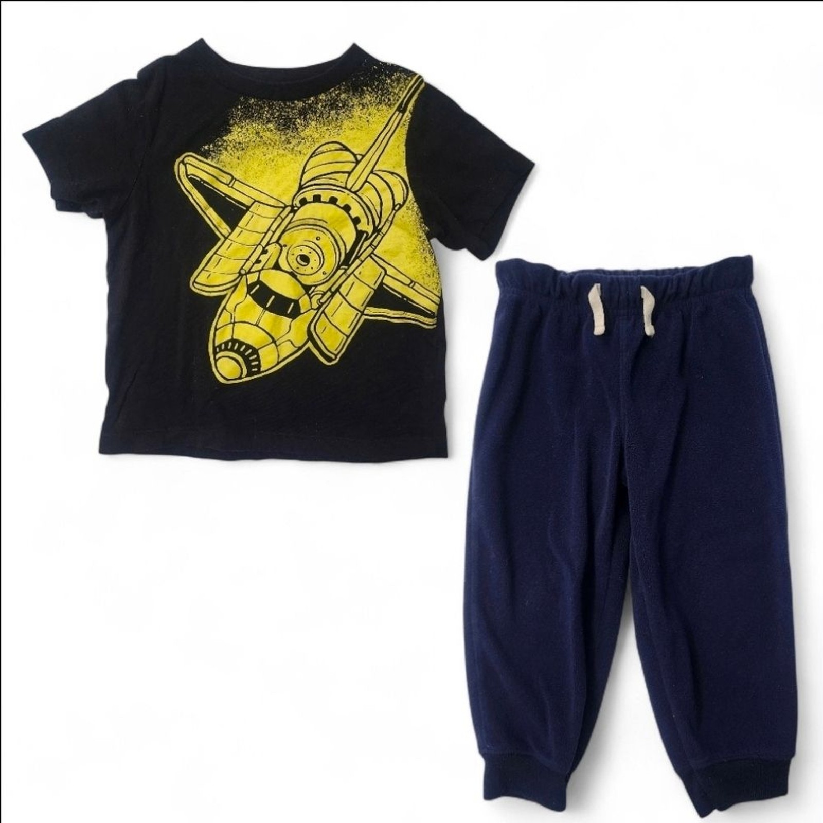 Baby Boy Space Shuttle T-Shirt & Jogger | The Children’s Place & Carters 18-24m