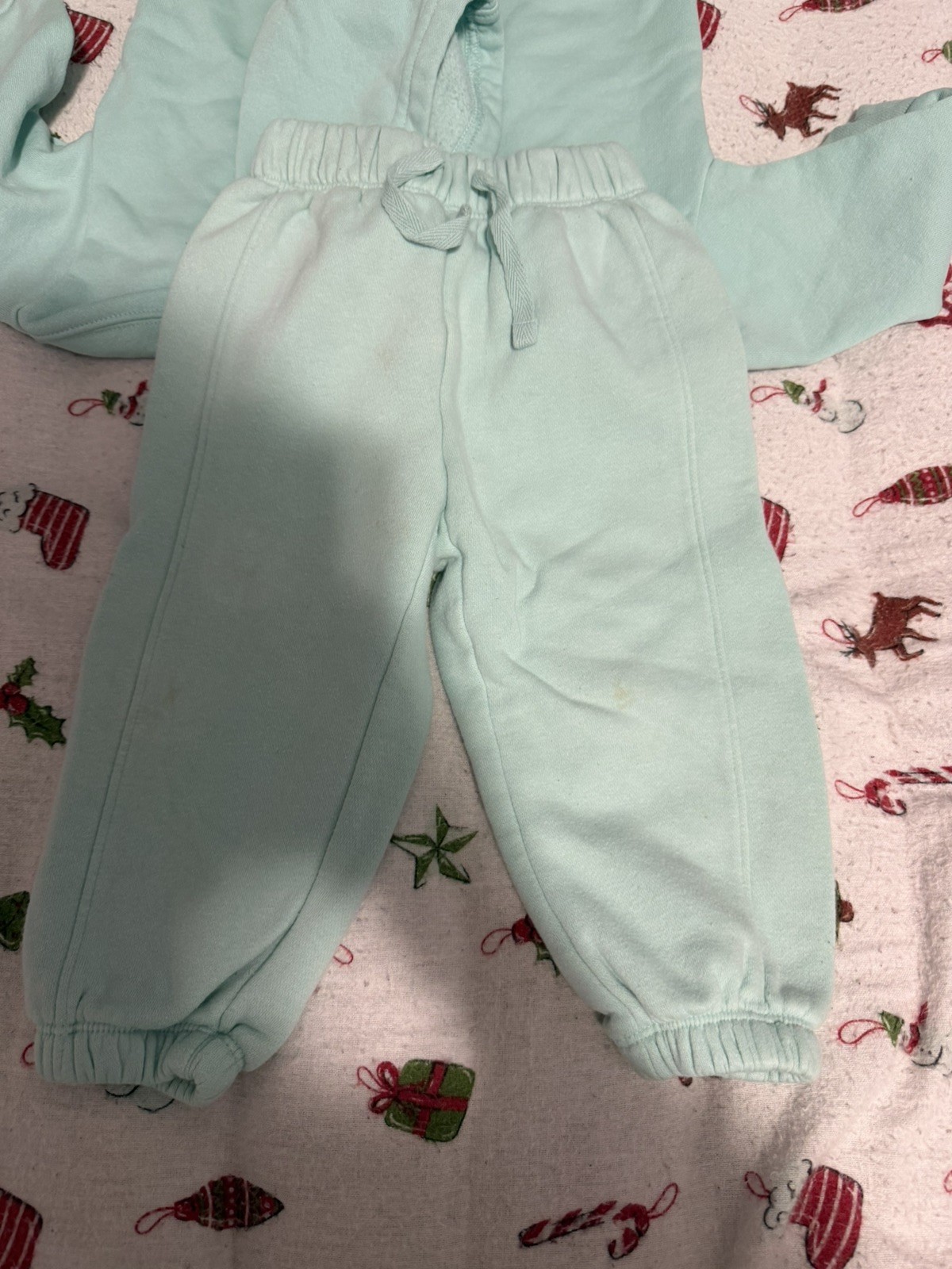 Gap Baby 18-24 M Hoodie & Pants Set Zip Hooded Logo Accent Cotton Blend